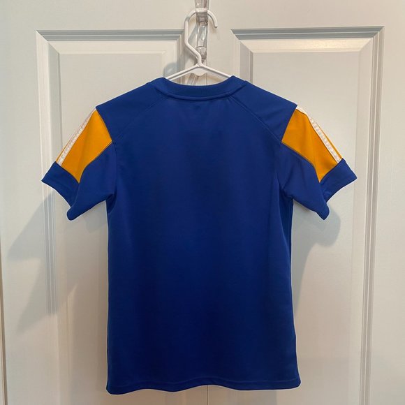 🎉 Host Pick 🎉 Adidas Blue Golden State Warriors T-Shirt Boys Medium - Picture 3 of 6